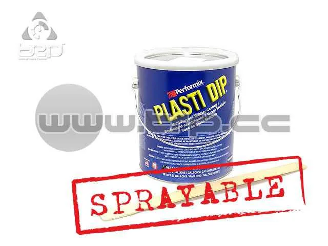 Plastidip Efecte Acabat Brillantor Metall Plata (3Kg/3.78L) Sprayab