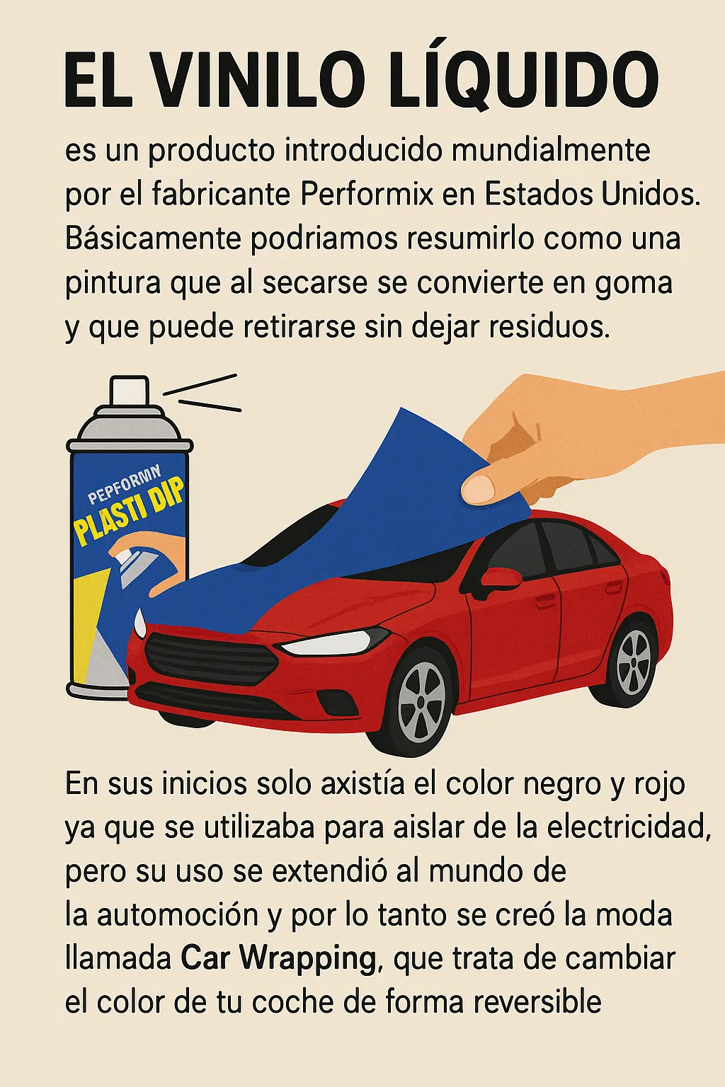 Qué es, para qué se usa y cómo funciona el vinilo líquido Plasti Dip
