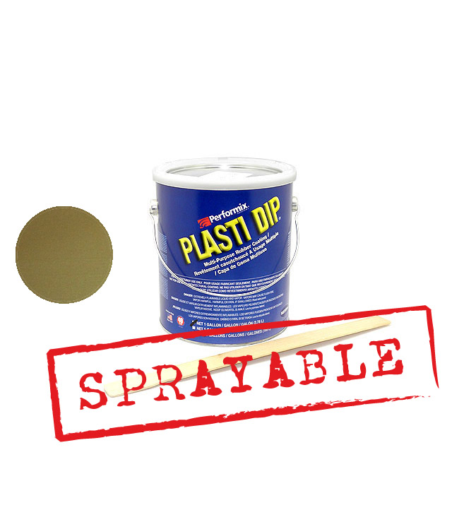 Plastidip Efecto Acabado Brillo Metal Oro (3Kg/3.78L) Sprayable